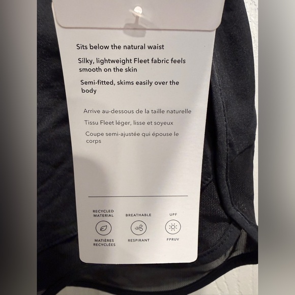 Athleta Mesh Racer Run 2.5" Short in Black-Size XXS-NWT - Picture 6 of 11